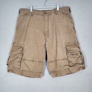 Levi's Shorts Men's 38 Beige‎ Cotton Cargo Casual Outdoor Work